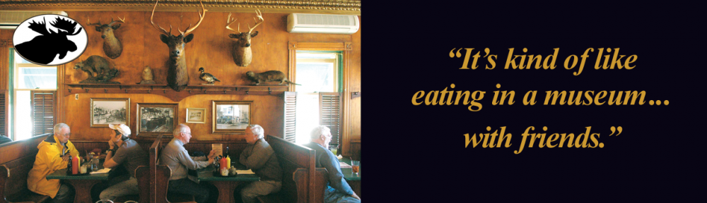 It's like eating in a museum....