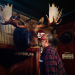 Vance Gilbert Kissing the Moose (one of Schnider's 100 things!)