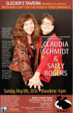 Claudia Schmidt and Sally Rogers 5.8.16